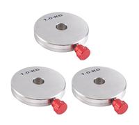 Giwnhvx 3X 1Kg Contrappeso In Acciaio Inox Heavy Hammer Foro Interno 20.5MM Telescopio Montaggio Equatoriale Strumento