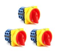 Giwnhvx 3X 20A Off-on 4 poli Disconnect Isolatore Interruttori LW26GS CA10 48X48mm Lucchetto Rotary Cam Switch