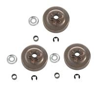 Giwnhvx 3X 3/8 6T tamburo frizione pignone rondella E-Clip Kit per motosega 017 018 021 023 025 MS170 MS180 MS210 MS230 MS250