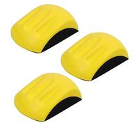 Giwnhvx 3X 5 Pollice Mano Levigatura Blocco per Hook & Loop Carta vetrata Pad Mano Lucidatura Pad Strumenti Abrasivi