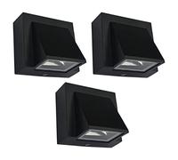 Giwnhvx 3X 5W Applique Da Parete Un LED per Esterni Lampada Da Parete Impermeabile per Corridoio Cortile Cancello Terrazza Balcone Giardino