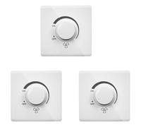 Giwnhvx 3X 86 Tipo Interruttore Un Parete con Regolazione Continua Della Velocità del Ventilatore da Soffitto 220V 10A