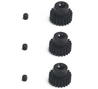 Giwnhvx 3X Acciaio 23T Motor Gear Pignone Gear 7541 per -10 DBX10 1/10 RC Auto Aggiornamento Parti di Ricambio Accessori