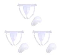 Giwnhvx 3X Aine Protector Cup Men, Kickboxing Muay Groin Guard, Ventilato Regolabile, Fighting Training L