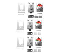 Giwnhvx 3X Bagno WC Indicatore Privacy Dead Bolt serratura serratura della porta vacante impegnato