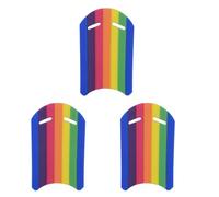 Giwnhvx 3X Bambini Adulti Arcobaleno Nuoto Kickboard Schiuma Float Kickboard Pool Training Aid Float Hand Foam Board Tool