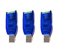 Giwnhvx 3X Convertitore Industriale USB a RS485 RS232 Protezione di Aggiornamento Convertitore RS485 Compatibilità V2.0 Connettore -485 Standard