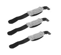 Giwnhvx 3X Corde per per Chitarra Mute Dampeners Muter Wraps Chitarre Classiche Acustiche Basso Strumenti per Ukulele Accessori Grigio