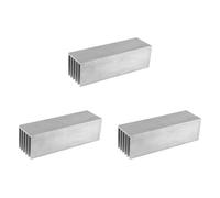 Giwnhvx 3X Dissipatore di Calore 100x30x30MM Amplificatore di Potenza Alluminio Dissipatore di Calore Modulo Radiatore per Sistema di