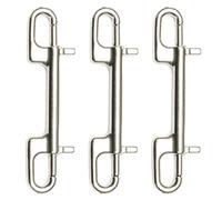 Giwnhvx 3X Diving Hook In Acciaio Inox Doppio Estremità Bullone Snap Hook per Immersione ARA Pet Guinzaglio Fotocamera Cinghia Portachiavi Amaca