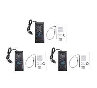 Giwnhvx 3X EQ-505 Chitarra Pickup 3 Bande EQ Equalizer Sinistra Acustica Chitarra Acustica Preamplificatore Equalizer Piezo