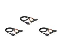 Giwnhvx 3X Gen 4 Oculink SFF-8611 4I a PCIe SFF-8639 U.2 NVMe con cavo server di alimentazione maschio 15P