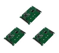 Giwnhvx 3X M.2 NGFF B + M Chiave SSD a 44 Pin 2.5 IDE Convertitore adattatore scheda con