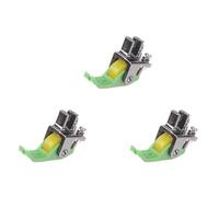 Giwnhvx 3X Macchina da Cucire Industriale Universale in Pelle Rullo Ruota Piede di per Auto Piastra Tessuto Spessore Abbigliamento Pied-de-Biche C