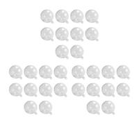 Giwnhvx 3X Marca Sfera di Decorazione di Natale in Plastica Apribile Trasparente Sfera Trasparente Decorazione Scatola Regalo 3CM