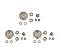 Giwnhvx 3X Metallo Differenziale Ingranaggi di Guida per HBX 16889 16889A 16890 16890A 1601 1602 SG1601 RC Ricambi Auto Accessori