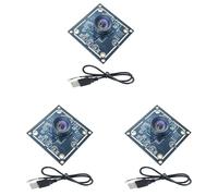 Giwnhvx 3X OV9732 Modulo Fotocamera 1MP 100 Gradi MJPG/YUY2 Messa a fuoco manuale regolabile 1280x720 con Cavo 2M per WinXP/7/8/10/Linux