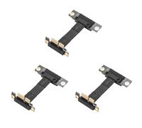 Giwnhvx 3X PCIE X1 Cavo Riser doppio 90 gradi ad angolo retto PCIe 3.0 X1 a X1 cavo di prolunga 8Gbps PCI Express 1X Riser Card 5 cm