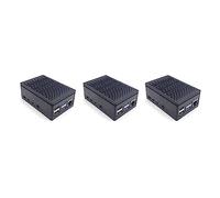 Giwnhvx 3X per Caso Shell Box Enclosure Installabile Freddo Fan Alluminio Dissipatore di Calore Enclosure per 4B