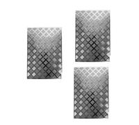 Giwnhvx 3X per D12 1/10 RC Auto Parti di Aggiornamento Posteriore Tronco Copertura Skid Plate Antiscivolo Bordo Decorativo Accessori Piastra