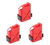 Giwnhvx 3X RC Rock Crawler 1:10 Accessori Mini Serbatoio per CC01 Axial SCX10 90046 D90 D110-4 Rosso