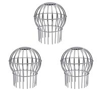 Giwnhvx 3X scarico tetto esterno anti- blocco linea tappo rotondo copertura rete drenaggio linea pavimento perdite grondaia filtro guardia 75