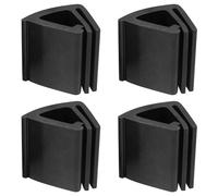 Giwnhvx 4 clip di fissaggio per parabrezza per golf cart da golf car misura 2,5 cm x 2,5 cm tubo di golf cart