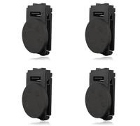 Giwnhvx 4 clip per cintura con strumenti magnetici, supporto per strumenti magnetici antiscivolo per cintura, accessori per cintura con strumenti a clip magnetica per cacciavite a