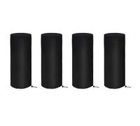 Giwnhvx 4 coperture impermeabili per riscaldatori da esterni, in tessuto Oxford 210D, antivento, protezione circa 50 x 50 x 120 cm