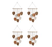 Giwnhvx 4 fogli macramé da appendere alla parete Boho Room Home Decor tessuto estetico arazzo da parete Home Room matrimonio decorazione