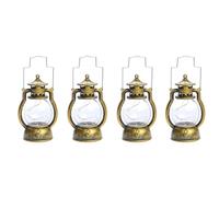 Giwnhvx 4 lanterne a LED retrò decorative per feste di compleanno decorative natalizie