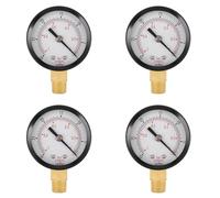 Giwnhvx 4 manometri - 0 - -30 inHg 0 - -1 bar mini quadrante manometro barometro misuratore vuoto quadrante doppia scala
