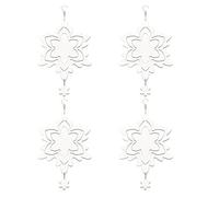 Giwnhvx 4 Pack 10 Pollici Sublimazione Wind Spinner Blanks Doppio Lato Powered Sculture