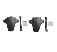 Giwnhvx 4 parafanghi per mountain bike, anteriore e posteriore, parafanghi regolabili per bici da 66 cm, 60 cm, 69 cm