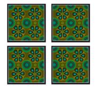 Giwnhvx 4 pellicole per la visualizzazione del campo magnetico, 10 x 10 cm, visualizzatore di campo magnetico, display flusso, rilevatore di pattern magnetici, per scientifici