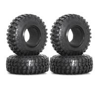 Giwnhvx 4 Pezzi 108 mm 1,9 Pollici Gomma Pneumatico Ruota Pneumatico per 1/10 RC Crawler Auto per Assiale SCX10 II III 90046 TRX4 D90 Redcat
