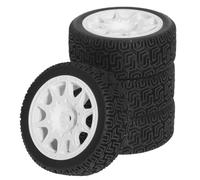 Giwnhvx 4 Pezzi 68 mm 1/10 RC Pneumatici da Auto da su Strada Touring Drift Auto Pneumatico Ruota per -TT01 TT02 XV01 XV02 TA06 W178