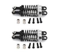 Giwnhvx 4 Pezzi Ammortizzatore Regolabile Ammortizzatore Da 65 mm per Rc Auto 1/18 A959 A969 A979 K929,