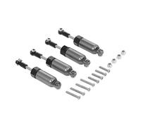 Giwnhvx 4 pezzi in lega ammortizzatore per 1:16 C-14 C-24 Pickup a metà camion RC auto parti di ricambio aggiornamento parti modificate, grigio
