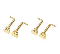 Giwnhvx 4 Pezzi Lega Violino Mentoniero Vite Violino Mentoniero Pinze Accessori per Violino 4/4 3/4