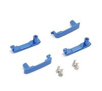 Giwnhvx 4 Pezzi Maniglie per Porte nel Metallo per -4 TRX4 T4 2021 1/10 RC Crawler Car Upgrade Parts Accessori, Blu Navy