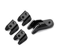 Giwnhvx 4 pezzi Mount Set di sospensioni per 1/10 RC Crawler Car Redcat Gen8 Metal Replacement, Black