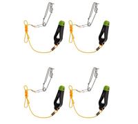 Giwnhvx 4 pezzi Plus Line Release, 43,2 cm Downrigger Release Stacker Clip Fishing Leader con Longline Snap Clips