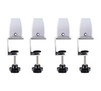 Giwnhvx 4 Pezzi Serie Desktop Divisore Morsetto Schermo di Privacy Supporto Clip Supporto Display Deflettore Morsetto Partizione per Morsetto da Tavolo-
