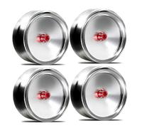Giwnhvx 4 Pezzi/Set 1.9 Pollici Ruota Specchio Retro Metallo per SCX10-4 RC Accessori di Modifica Auto Universale A