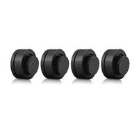 Giwnhvx 4 Pezzi Supporto Altoparlante Audio HiFi Amplificatore Sfera in Acciaio Scorrimento Ammortizzatore di Shock Piede Pad per Unghie Punte Altoparlanti Cuscinetti del Piede Installazione Facile