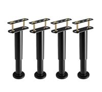 Giwnhvx 4 piedi di supporto per letto regolabili in altezza da 7,08 a 12,6 pollici, supporto centrale sotto il letto, per telaio del letto/letto centrale