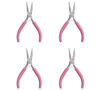 Giwnhvx 4 pinze rotonde concave, mini pinze di precisione, strumenti per piegare i fili per la creazione di gioielli fai da te e progetti di hobby
