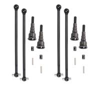 Giwnhvx 4 Pz Metallo Anteriore Posteriore Albero di Trasmissione per Lasernut U4 1/10 Rock Racer RC Auto Aggiornamento Parti di Ricambio Accessori