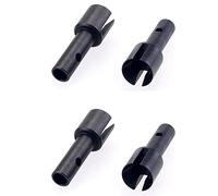 Giwnhvx 4 Pz Metallo Ruota Posteriore Asse Coppa 8537 per -07 DBX07 EX-07 EX07 1/7 RC Auto Aggiornamento Parti di Ricambio Accessori